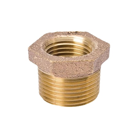 Thrifco Plumbing 1-1/2 X 1 Inch Brass Hex Bushing 5318072